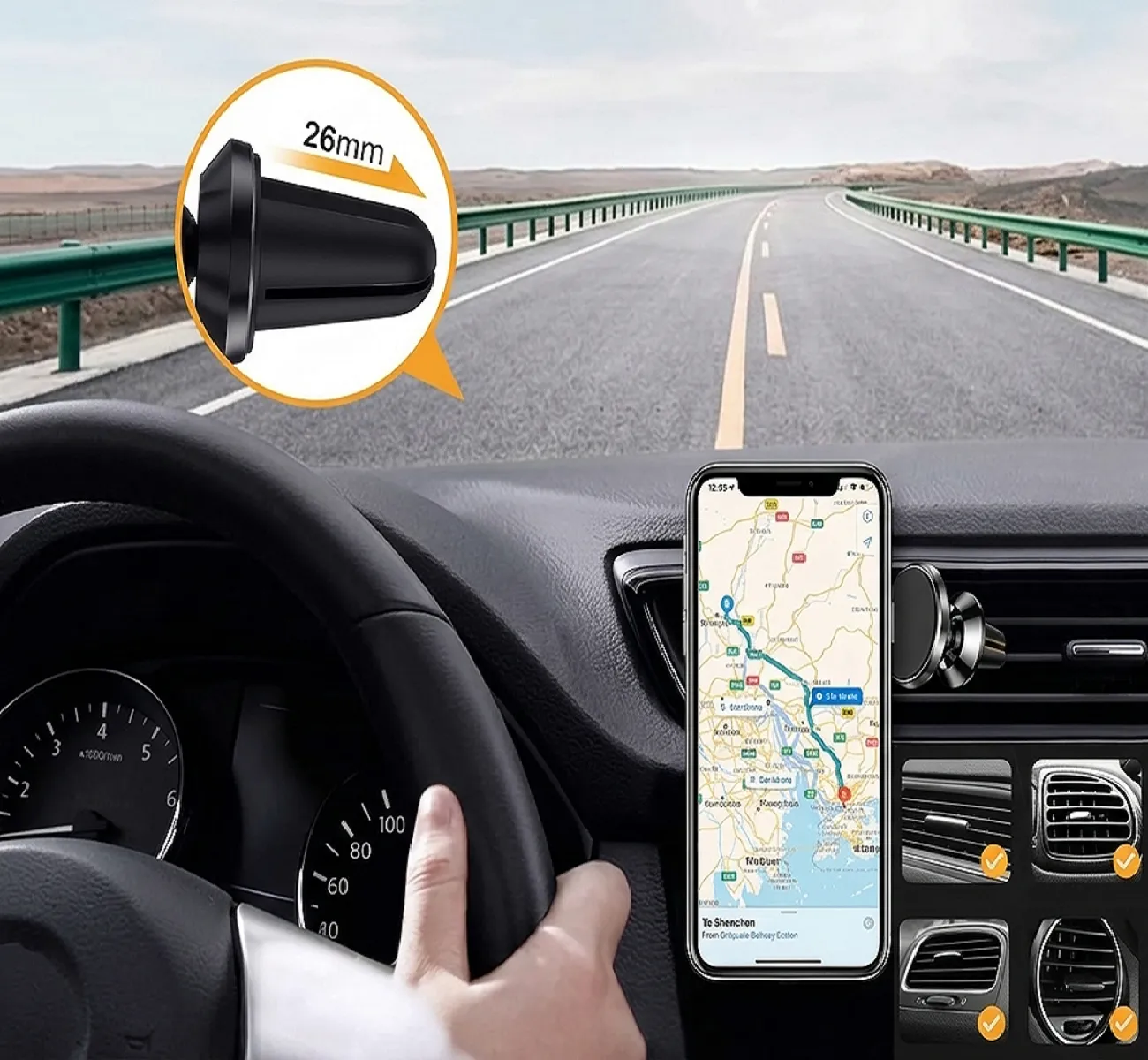 Soporte Magnético para Celular de Auto - Imagen 2