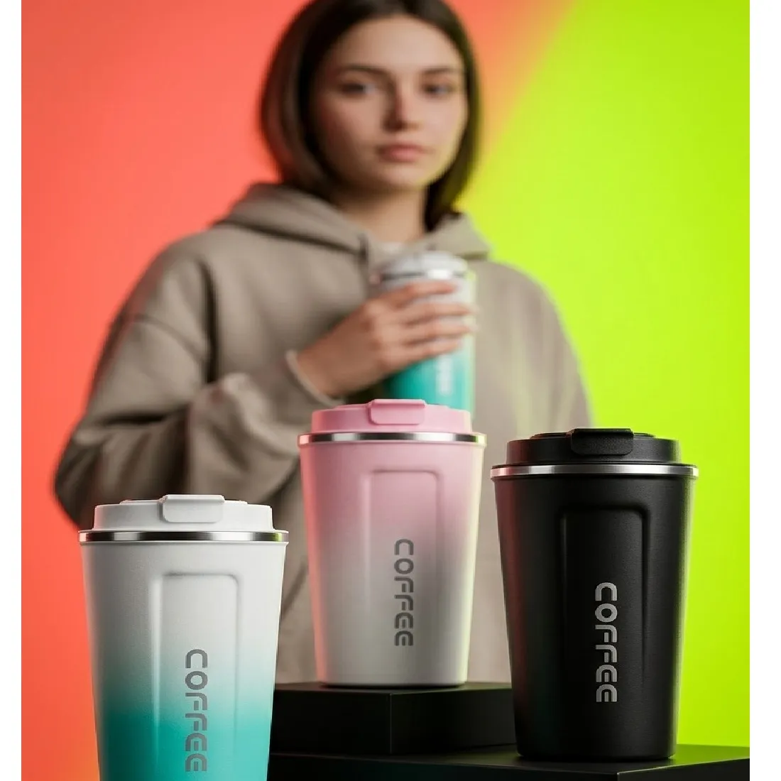 Vaso Térmico de Café con Sensor de Temperatura - Imagen 9