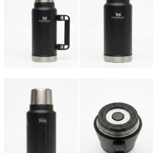 Termo Clasico Acero Inoxidable 1.2 Litros Negro