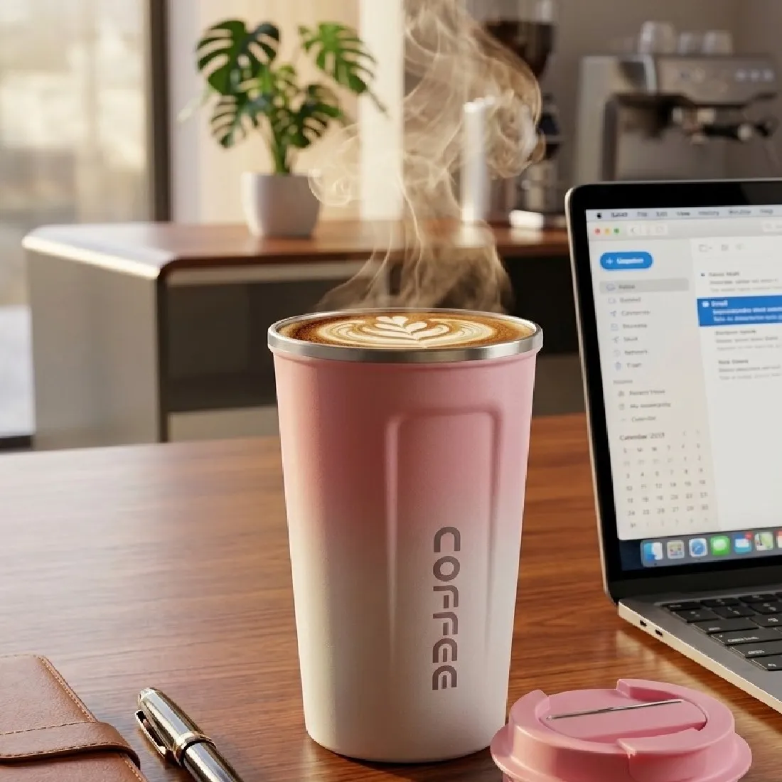 Vaso Térmico de Café con Sensor de Temperatura - Imagen 10