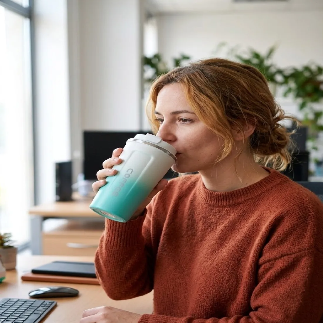 Vaso Térmico de Café con Sensor de Temperatura - Imagen 11