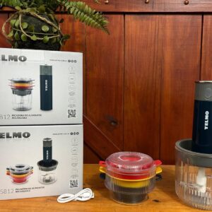 Picadora Recargable Yelmo Pc-5812 4 En 1 USB C 60w Vidrio